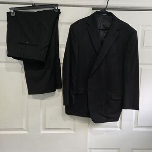 Promo Uomo 48 Short Classic Black Mens Suit Worn 1x